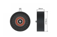фото thumb №1, Ролик натяжителя ремень mercedes clk c209 2002 2003 2004 2005 2006 2007