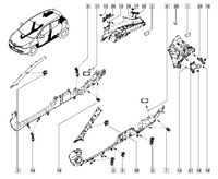 фото thumb №3, Клипса порог renault clio iii iv 8200350574 oe!