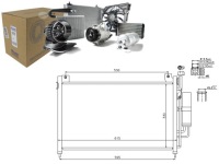 фото thumb №1, Конденсатор кондиционера mazda 2 ii de 07- szt nissens
