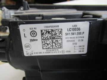 фото thumb №11, Vw golf 8 viii 5h 20- лампа ліва повний led iq light 5h1941059p