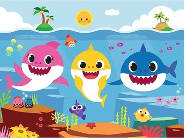 Пазл 30 Подводный мир акул Baby Shark 18284