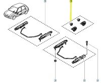 фото thumb №9, Кронштейн рамы сиденье renault clio оригинальный номер 7701204494