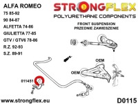 Втулка стабілізатора передній alfa romeo 75 / milano 85-92 type 161 90 Ціна, фото thumb