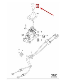 фото thumb №9, Ручка важіль перемикання передач volvo s60 mk2 оригінальний 31437881
