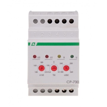 РЕЛЕ УПРАВЛЕНИЯ НАПРЯЖЕНИЕМ F&F 10A 3F CP-730