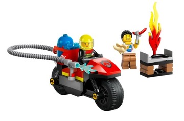 LEGO 60410 ГОРОДСКИЙ ПОЖАРНО-СПАСАТЕЛЬНЫЙ МОТОЦИКЛ