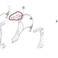 фото thumb №16, Tesla модель y 2020- обшивка верхний стойка правые зад 1549231-sc-a