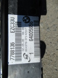 фото thumb №5, Bmw x3 e83 2.0d 163km комплект радиатор вентилятор