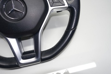 фото thumb №13, Mercedes w204 кермо c-klasa рестайлінг amg w176 подушка пелюстки w207