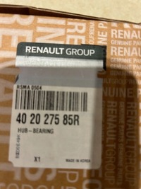 фото thumb №1, Ступица колеса задняя renault nissan оригинальный номер koleos 402027585r