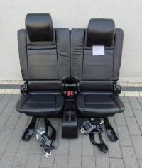 фото thumb №2, Bmw x5 e70 сидіння заднє сидіння 3 ряд czarna шкіра ремені oryg