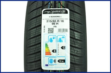 4 x 215/65R16 98H FR 4 сезона 2 точки S КРУГЛЫЙ ГОД