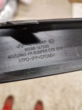 фото thumb №9, Решётка радиатора решётка рамка бампера hyundai ioniq рестайлинг 19-22 перед передняя