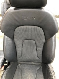 Купити Сидіння ковші напівшкіра+ матеріал speed audi a4 b8 kombi/sedan s line 08-15, фото thumb