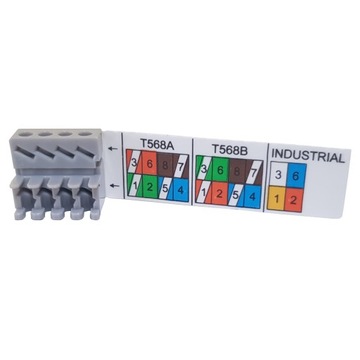 Разъем RJ45, не требующий инструментов, cat6 6A STP 10Gb MOLEX