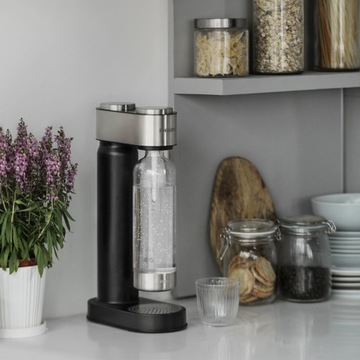 Сифон-карбонизатор PHILIPS черный + кувшин АКВАФОР