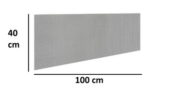 Алюминиевая тюнинговая сетка 100x40 (44x13)