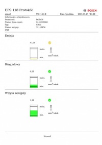 фото thumb №7, Fiat stilo 1.9jtd 115km форсунка bosch 0445110068 test