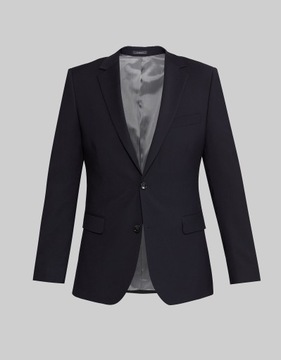 Marynarka do zestawu monopoli granatowy slim fit 188 108
