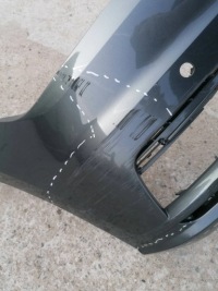 фото thumb №10, Бампер перед vw golf vii lift 17-22 5g0807221fl