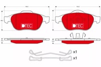 фото thumb №2, Gdb1468dte/luc тормозные колодки ham. renault p. espace laguna vel satis 01- dtec