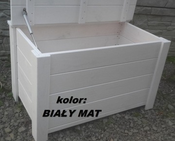 Сундук БЕЛЫЙ МАТОВЫЙ 140х40х50