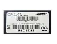 фото thumb №4, Audi a3 8p lift усилитель аудио радио bose 8p3035223b