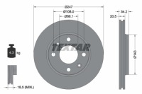 фото thumb №3, Тормозные диски тормозные колодки перед textar peugeot 306 liftback