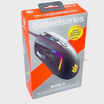 Проводная мышь Steelseries RIVAL 5 с оптическим сенсором