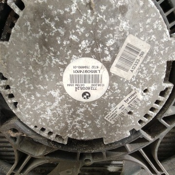 фото thumb №12, Bmw f01 f06 f07 f10 f12 3.0 d радіатор води вентилятор інтеркулер 8509167