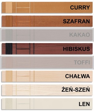Żaluzje Drewniane na wymiar CLICKY Flip 50mm 70x290cm