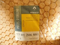 фото thumb №13, Накладка бампера renault vel satis оригинальный номер 7701206881