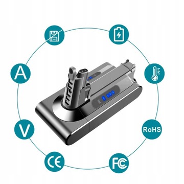 ЗАМЕННАЯ АККУМУЛЯТОРНАЯ БАТАРЕЯ SV12 4500 мАч ДЛЯ DYSON V10