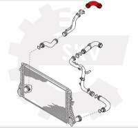 фото thumb №3, Шланг труба интеркулер seat toledo iii 1.9tdi