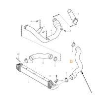 Шланг інтеркулер до volvo s60/v60/xc60 d3 Недорого, фото thumb