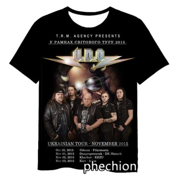Модные мужские и женские шорты UDO Dirkschneider Rock с 3D принтом