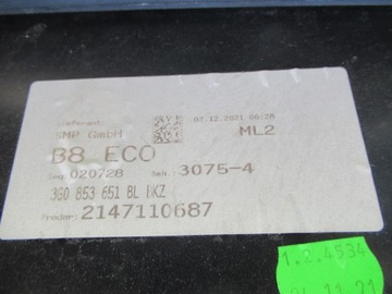 фото thumb №11, Vw passat b8 3g рестайлінг 19- решітка радіатора решітка 3g0853653n