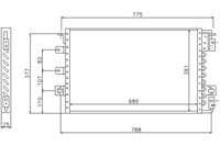 фото thumb №1, Nissens конденсатор кондиционера chrysler voyager ii