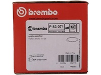 фото thumb №16, Brembo p 83 071 набір гальмівних колодок гальмівних, гальма дискові