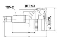фото thumb №2, Шарнир наружный suzuki alto 1.1 02-