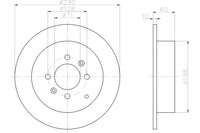 фото thumb №1, Mintex тормозные диски тормозные 2szt peugeot 406 1.6 8b