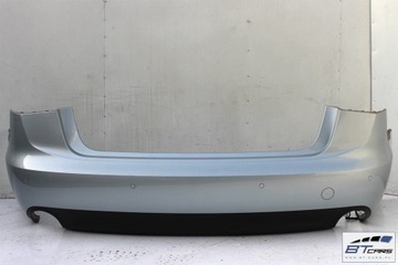 фото thumb №8, Audi a6 sedan зад бампер задний + крышка багажника 4g 4g5 цвет: lx7s - серебристый