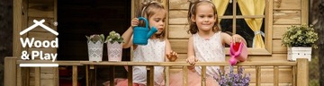 Садовый игровой домик для детей, сухое дерево, 15мм.
