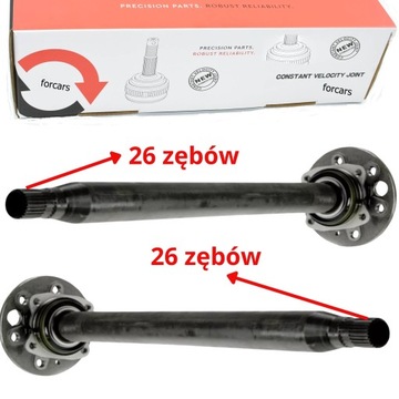 фото thumb №2, Піввісь зад з ступиця ліва + права mercedes sprinter 906 907 права + ліва