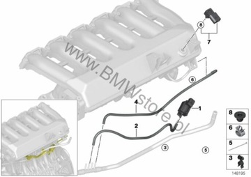 фото thumb №7, Bmw e60 e70 e90 3.0 d m57n датчик тиску колектора map датчик 7792260