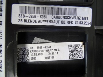 фото thumb №6, Накладка крышки багажника bmw g32 gran туризмо оригинальный номер 8090045 карбон-черный met.