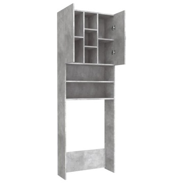 Szafka na pralkę, szarość betonu, 64 x 25,5 x 1