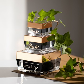 2+1 НАБОР HERBALINE GEL 15g + X-BOND BASE 10g + TOP CONFETTI 5g БЕСПЛАТНО