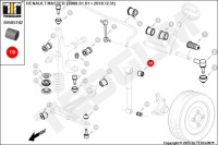 Втулка амортизатора передній верхній nissan opel renault master в Україні, фото thumb