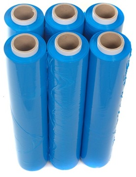 FOLIA Stretch niebieska Strecz 3 KG x2 mocna 50cm